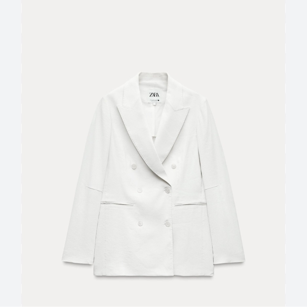 Double breasted button blazer ZW collection. Size XL - Picture 7 of 7